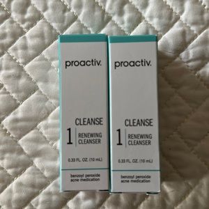 2 Proactiv Renewing Cleanser with Benzoyl Peroxide - .33fl oz each